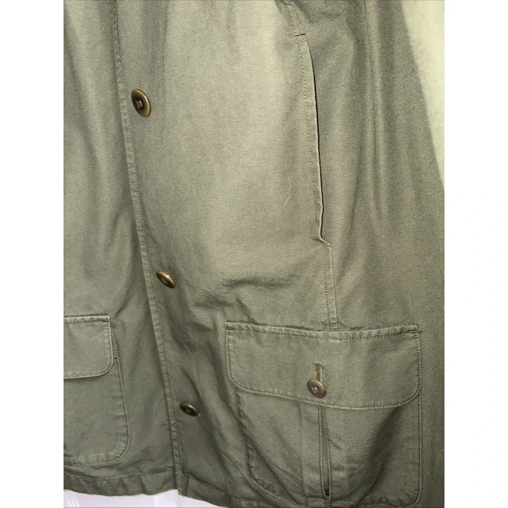 LL Bean womens green barn jacket 2XL - Picture 4 of 6